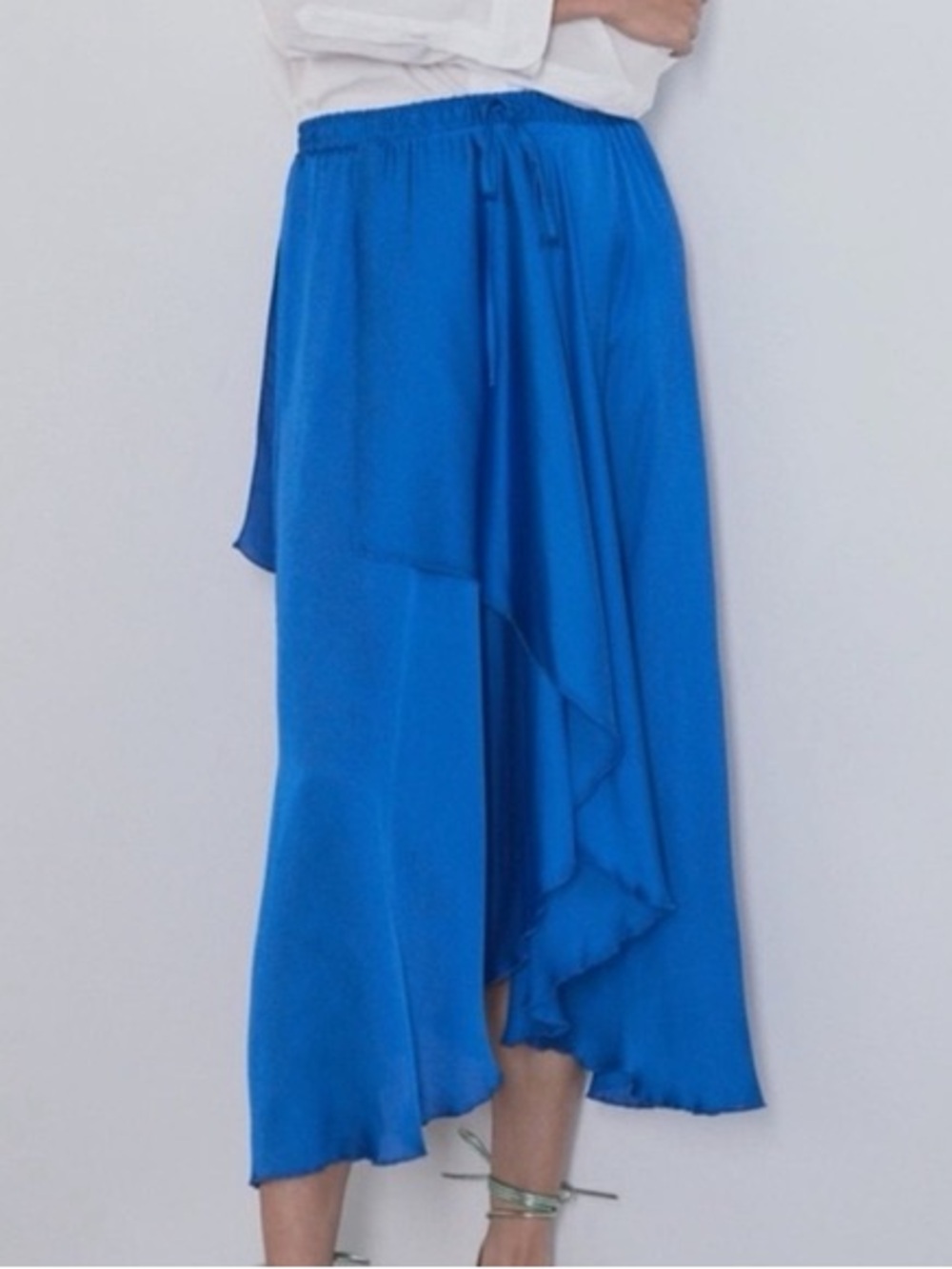 Zara blue skirt